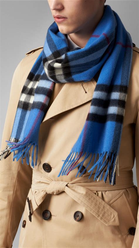 burberry scarf check mens